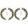 Brake shoe set parking brake Ø 170 mm 35 mm A.B.S. for e.g. SUBARU XV