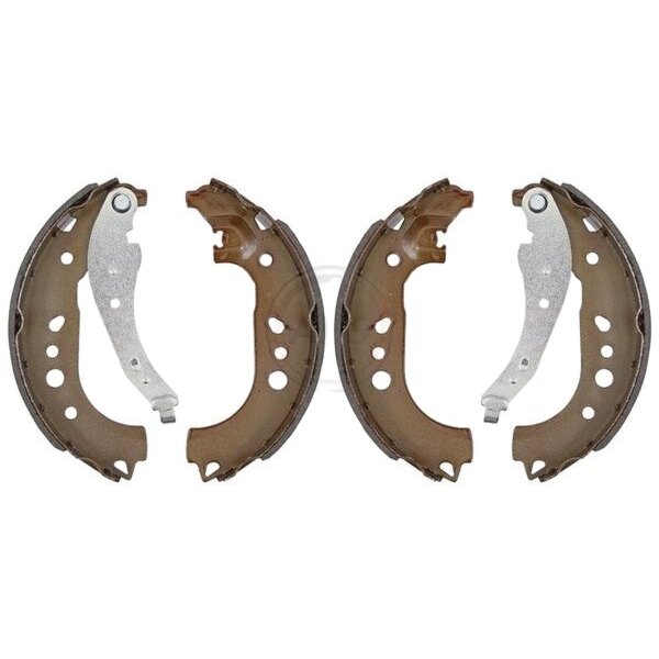 Brake shoe set Ø 228 mm 42 mm A.B.S. for e.g. RENAULT TWINGO