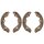Brake shoe set for drum brake Ø 180 mm 32 mm A.B.S. for SUZUKI IGNIS and others