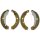 Brake shoe set for drum brake Ø 228 mm 42 mm A.B.S. for e.g. SKODA RAPID