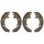 Brake shoe set for drum brake Ø 228 mm 40 mm A.B.S. for FORD and others
