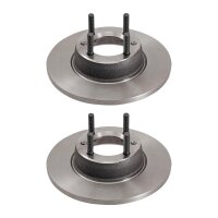 2 Bremsscheiben voll Ø 250 mm 12,8 mm A.B.S....