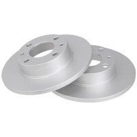 2 brake discs full Ø 227 mm 10.7 mm A.B.S. for...