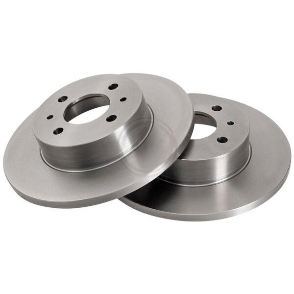 2 brake discs full Ø 257 mm 12 mm A.B.S. for LANCIA PRISMA and others