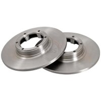 2 brake discs full Ø 228 mm 10 mm A.B.S. suitable...