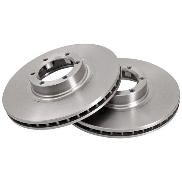 2 brake discs ventilated Ø 252 mm 24 mm A.B.S. for RENAULT TRAFIC and others