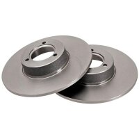 2 brake discs full Ø 244 mm 8.9 mm A.B.S. for...