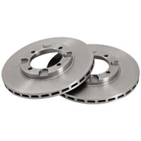 2 brake discs ventilated Ø 242 mm 18 mm A.B.S. for...