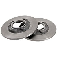 2 brake discs full Ø 227 mm 11 mm A.B.S. suitable...