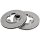 2 brake discs ventilated Ø 252 mm 20 mm A.B.S. for NISSAN 280ZX,ZXT