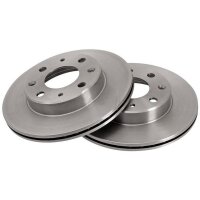 2 brake discs ventilated Ø 231 mm 17 mm A.B.S. for...