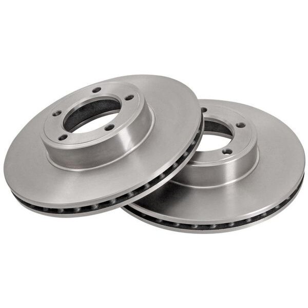 2 brake discs ventilated Ø 284 mm 24.1 mm A.B.S. for JAGUAR XJ and others