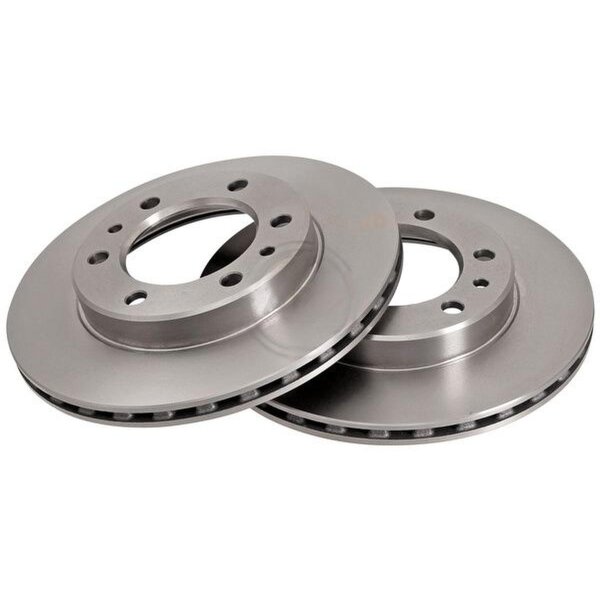2 brake discs ventilated Ø 302 mm 20 mm A.B.S. for TOYOTA LAND and others