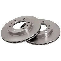 2 brake discs ventilated Ø 302 mm 20 mm A.B.S. for...