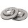 2 brake discs ventilated Ø 280 mm 22 mm A.B.S. for AUDI 200 and others