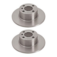 2 brake discs full Ø 255 mm 12.6 mm A.B.S. for BMW...