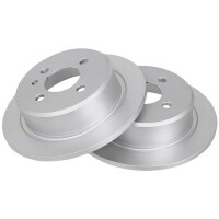 2 brake discs full Ø 258 mm 10 mm A.B.S. for BMW 3...