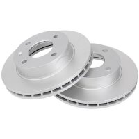 2 brake discs ventilated Ø 239 mm 24.1 mm A.B.S....