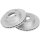 2 brake discs ventilated Ø 239 mm 24.1 mm A.B.S. for FORD SIERRA and others