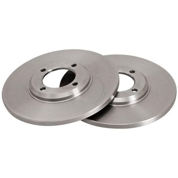 2 brake discs full Ø 244 mm 12.6 mm A.B.S. for FORD CAPRI and others