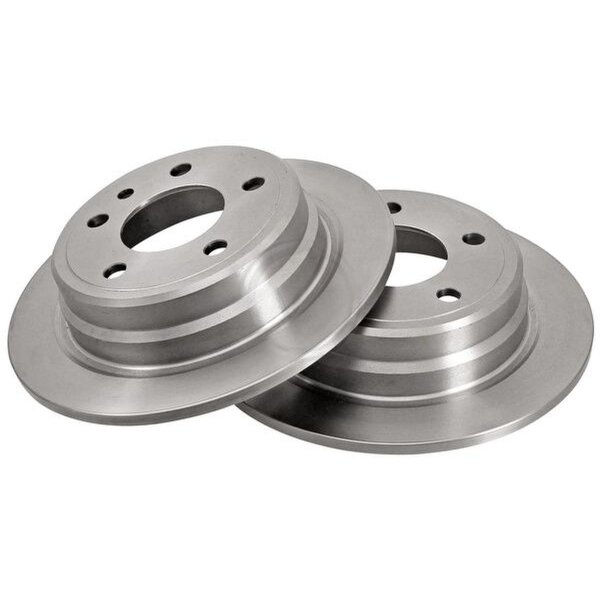2 Bremsscheiben voll nicht belüftet Ø 284 mm 10 mm A.B.S. für u.a. BMW 5er