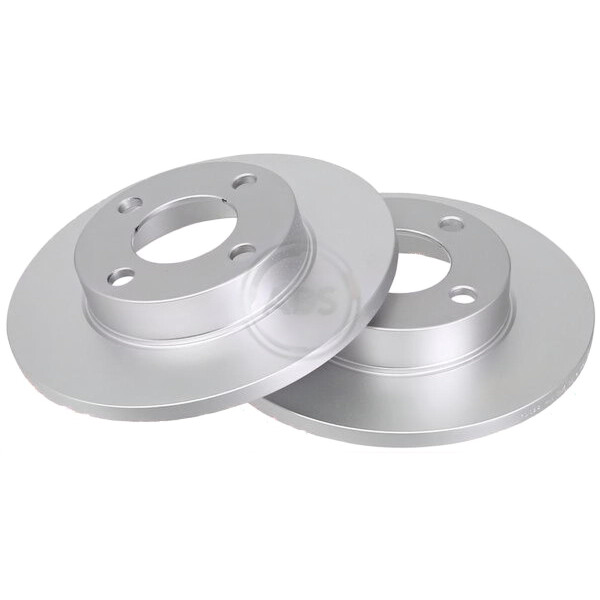 2 brake discs fully non-ventilated Ø 256 mm 13 mm A.B.S. for AUDI 80 and others