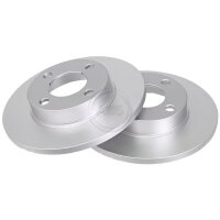 2 brake discs fully non-ventilated Ø 256 mm 13 mm...