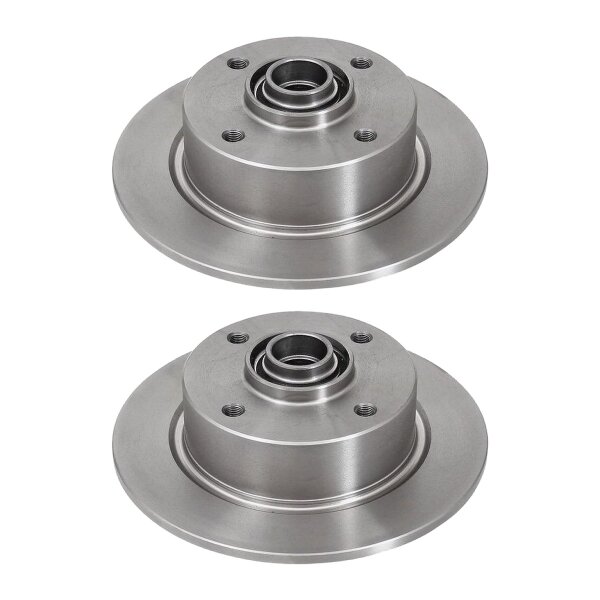 2 brake discs full Ø 278 mm 9.5 mm A.B.S. for e.g. VW KAEFER