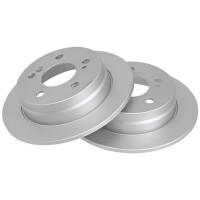 2 brake discs full Ø 258 mm 9 mm A.B.S. for...
