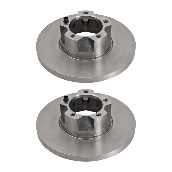 2 Bremsscheiben voll nicht belüftet Ø 281 mm 20 mm A.B.S. für u.a. VW LT