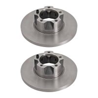 2 Bremsscheiben voll nicht belüftet Ø 281 mm...