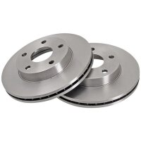 2 brake discs ventilated Ø 260 mm 24 mm A.B.S. for...