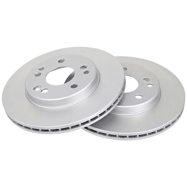 2 brake discs ventilated Ø 284 mm 22 mm A.B.S. for MERCEDES-BENZ 124 and others