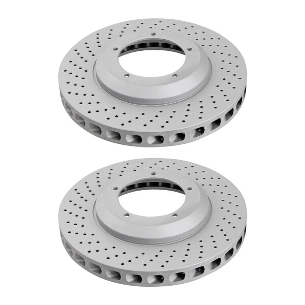 2 brake discs perforated Ø 304 mm 32 mm A.B.S. for PORSCHE 911 and others