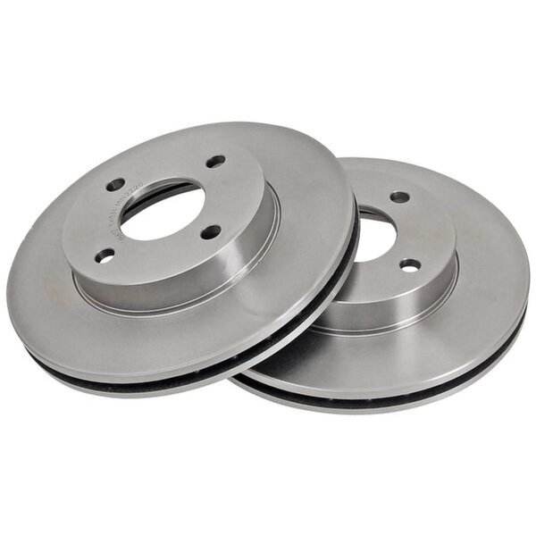 2 brake discs ventilated Ø 260 mm 24 mm A.B.S. for FORD SIERRA and others