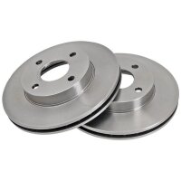 2 brake discs ventilated Ø 260 mm 24 mm A.B.S. for...
