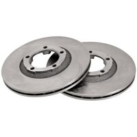 2 brake discs ventilated Ø 255 mm 20 mm A.B.S. for...
