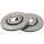 2 brake discs ventilated Ø 265 mm 20.5 mm A.B.S. for RENAULT 21 and others