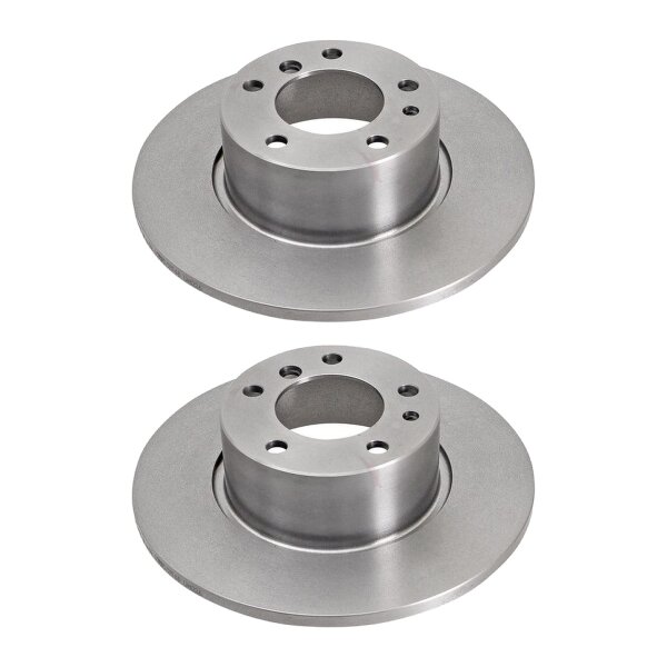 2 brake discs fully non-ventilated Ø 302 mm 12 mm A.B.S. for BMW 5 series