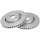 2 brake discs ventilated Ø 256 mm 24 mm A.B.S. for OPEL VECTRA and others