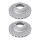 2 brake discs perforated Ø 307 mm 28 mm A.B.S. for PORSCHE 911 and others
