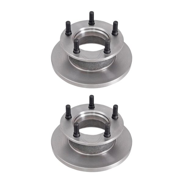 2 brake discs full Ø 238 mm 16 mm A.B.S. for MERCEDES-BENZ MB and others