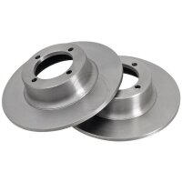 2 brake discs full Ø 252 mm 9 mm A.B.S. suitable...