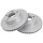 2 brake discs ventilated Ø 263 mm 22 mm A.B.S. for VOLVO 240 and others
