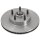 Front brake disc 262mm ABS for VOLVO 740