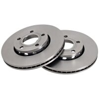 2 brake discs ventilated Ø 276 mm 25 mm A.B.S. for...