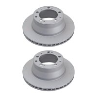 2 brake discs ventilated Ø 299 mm 24 mm A.B.S. for...