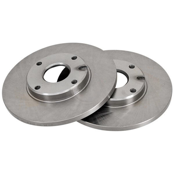 2 brake discs full Ø 208 mm 11 mm A.B.S. for DAIHATSU CHARADE