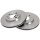 2 brake discs ventilated Ø 280 mm 23.5 mm A.B.S. for SAAB 900 and others