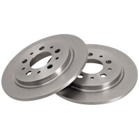 2 brake discs full Ø 265 mm 10 mm A.B.S. for VOLVO...